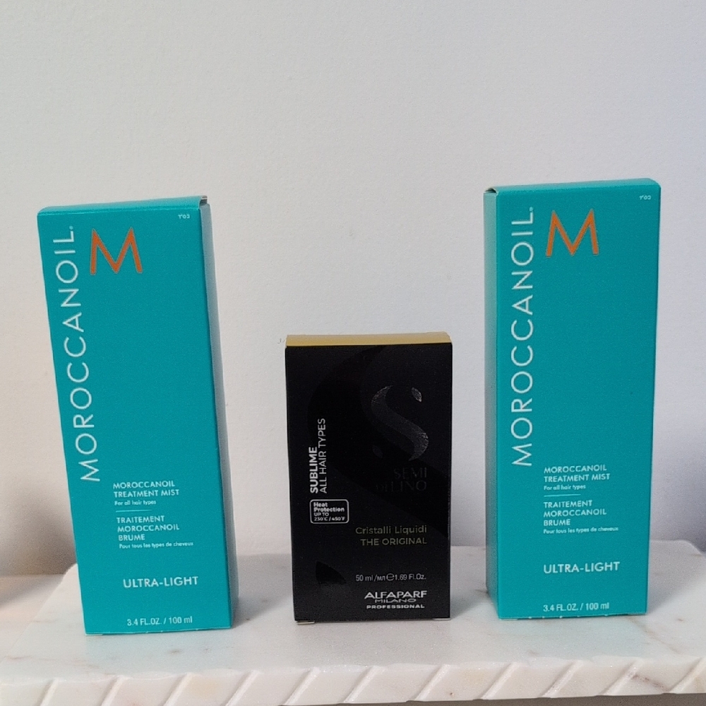 Moroccanoil Treatment Mist and Alfaparf Serum Set